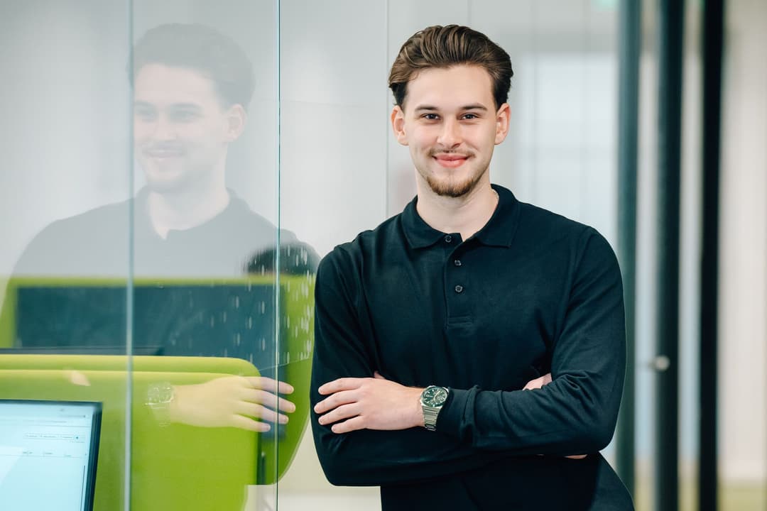 Rico Pommeranz, ehemaliger Azubi bei Memphis