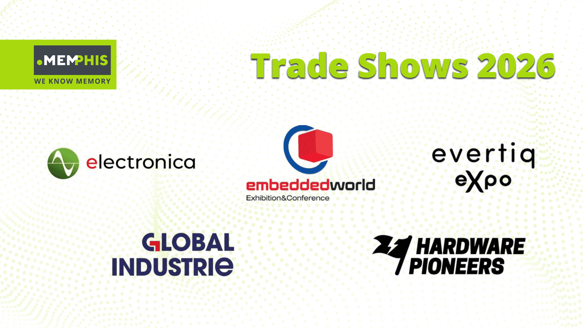 2026 Trade shows